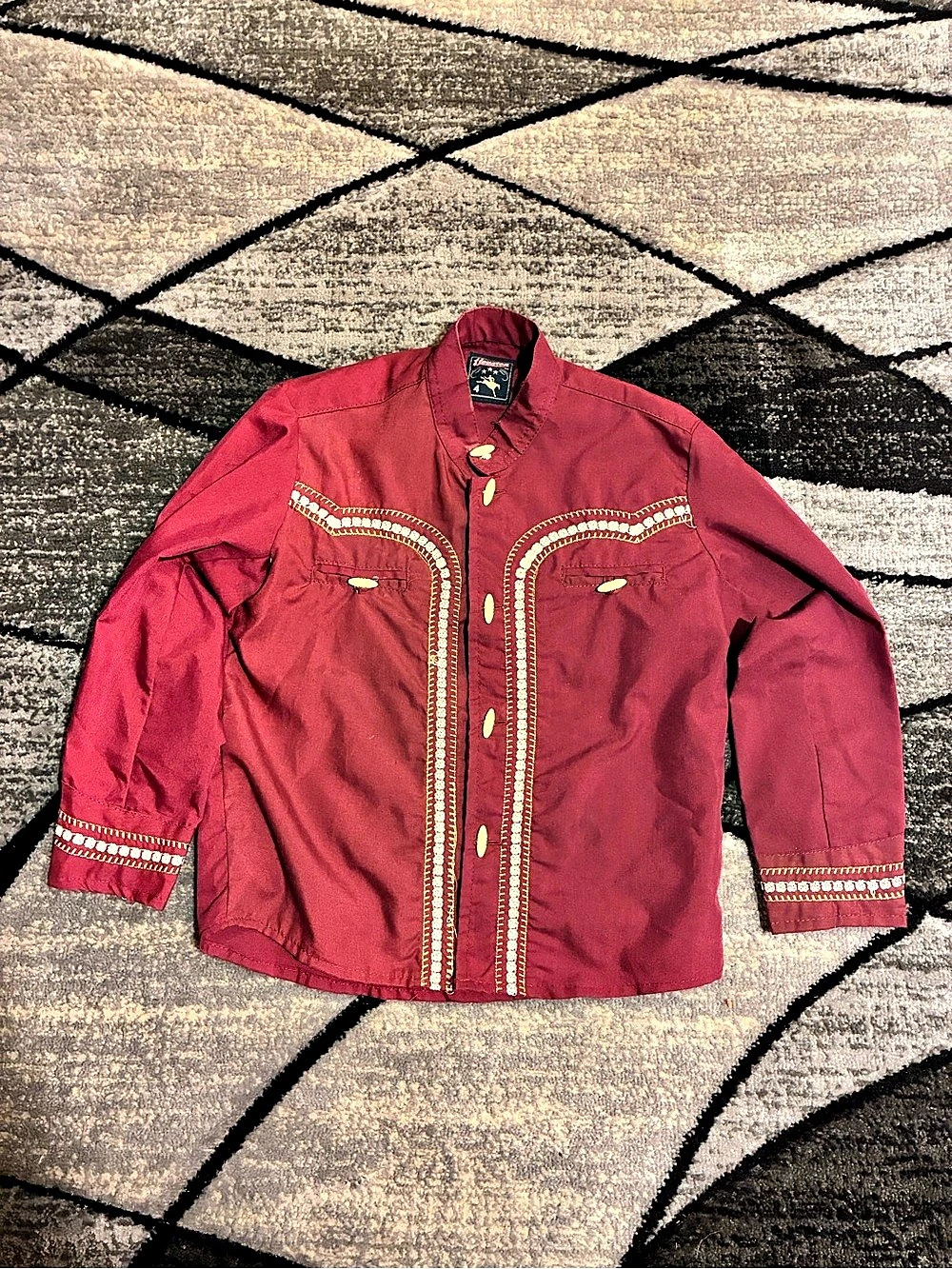 Houston Western Button Down Size 4 Like New